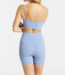 Le Ore Twist Bike Short - Blue Heron