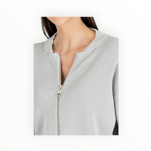 Liviana Conti Double Zip Cardigan - Brezza