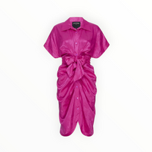 Le Superbe Mini Miko Dress - Fuchsia Jacquard