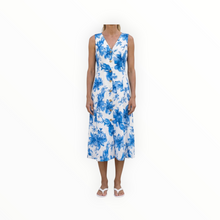 Amanda Maria Tailored Linen Blend Dress - Bloom