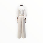 SIMKHAI Yanna Open Sleeve Shirt - Natural White