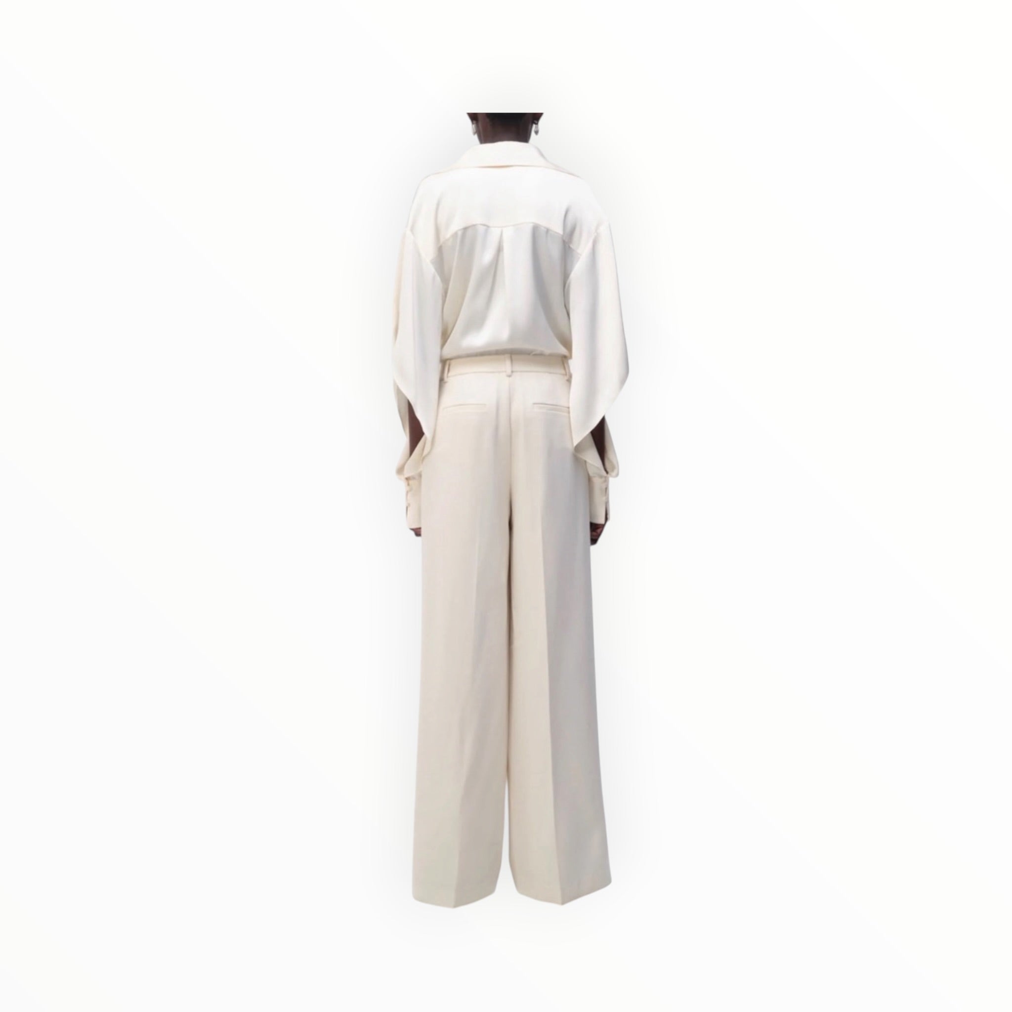 SIMKHAI Yanna Open Sleeve Shirt - Natural White