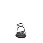 Sam Edelman Ellina Strappy Flat Sandal - Black Leather