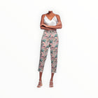 Mason's Forte Dei Marmi Linda Summer Chino Jogger Pants - Palm Print