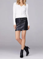 David Lerner Emma Cardigan - White