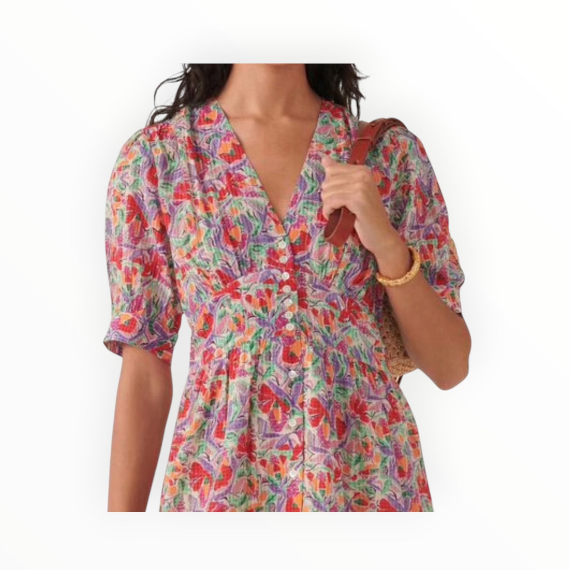 ba&sh Anelia Dress - Ecru