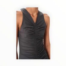 Maria Cher Ceibo Francine Midi Dres - Charcoal