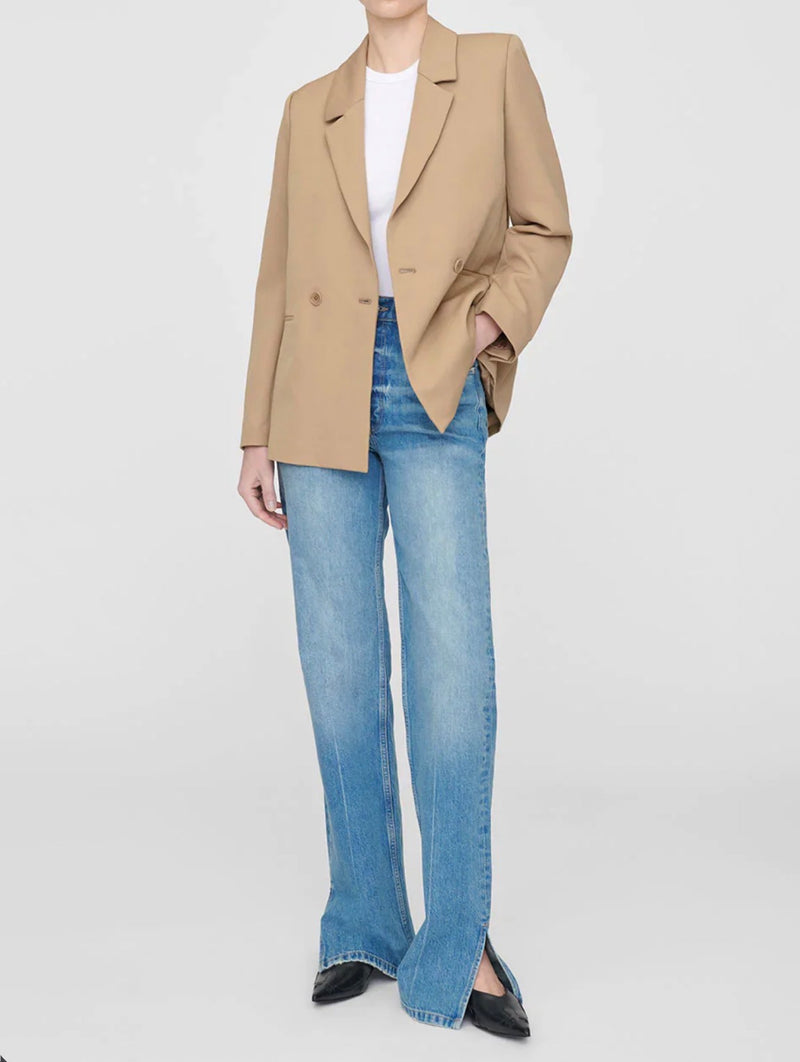 Anine Bing Madeleine Blazer - Deep Sand