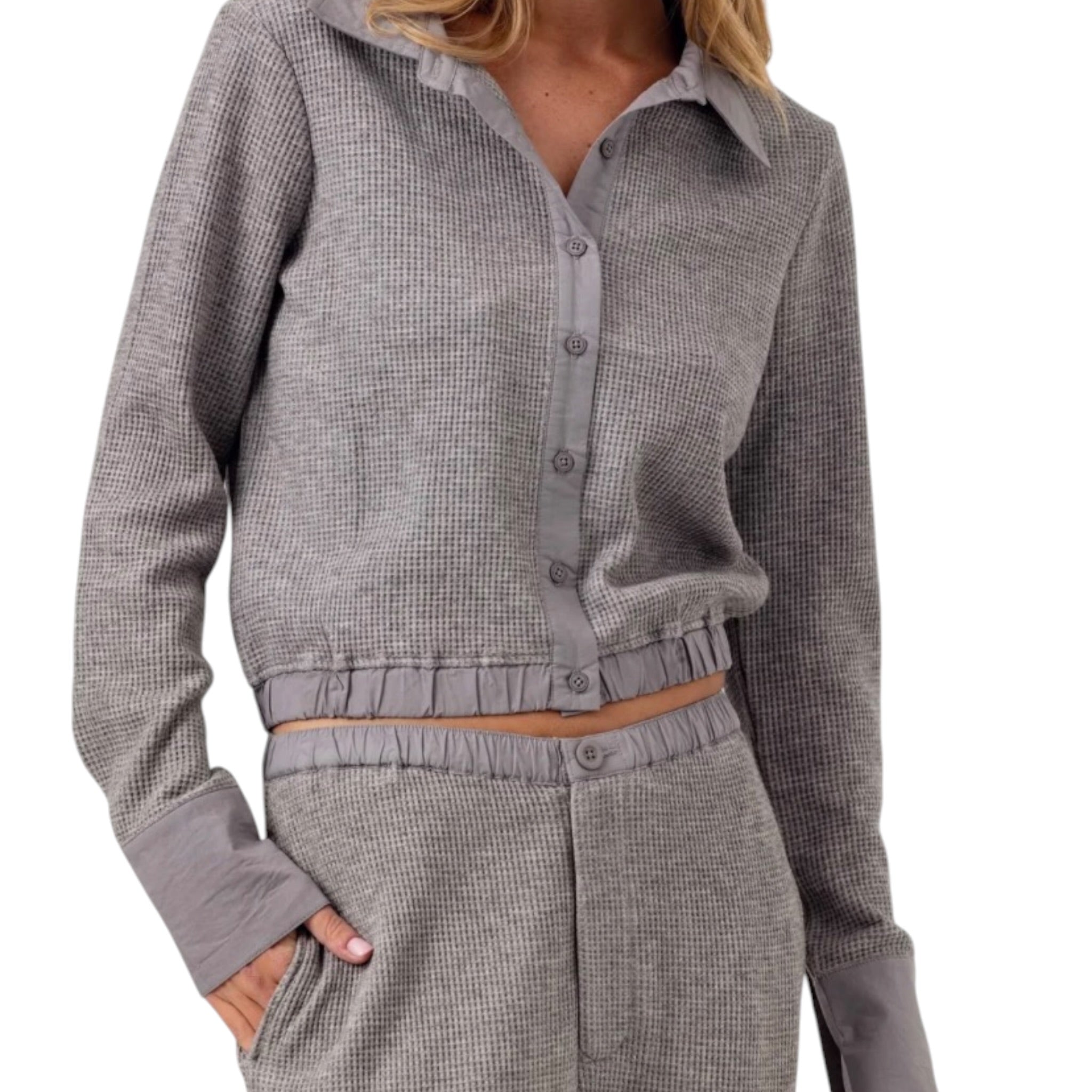 sundays Nell Shirt - Fog Heather