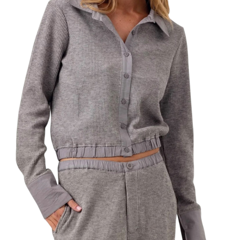 sundays Nell Shirt - Fog Heather