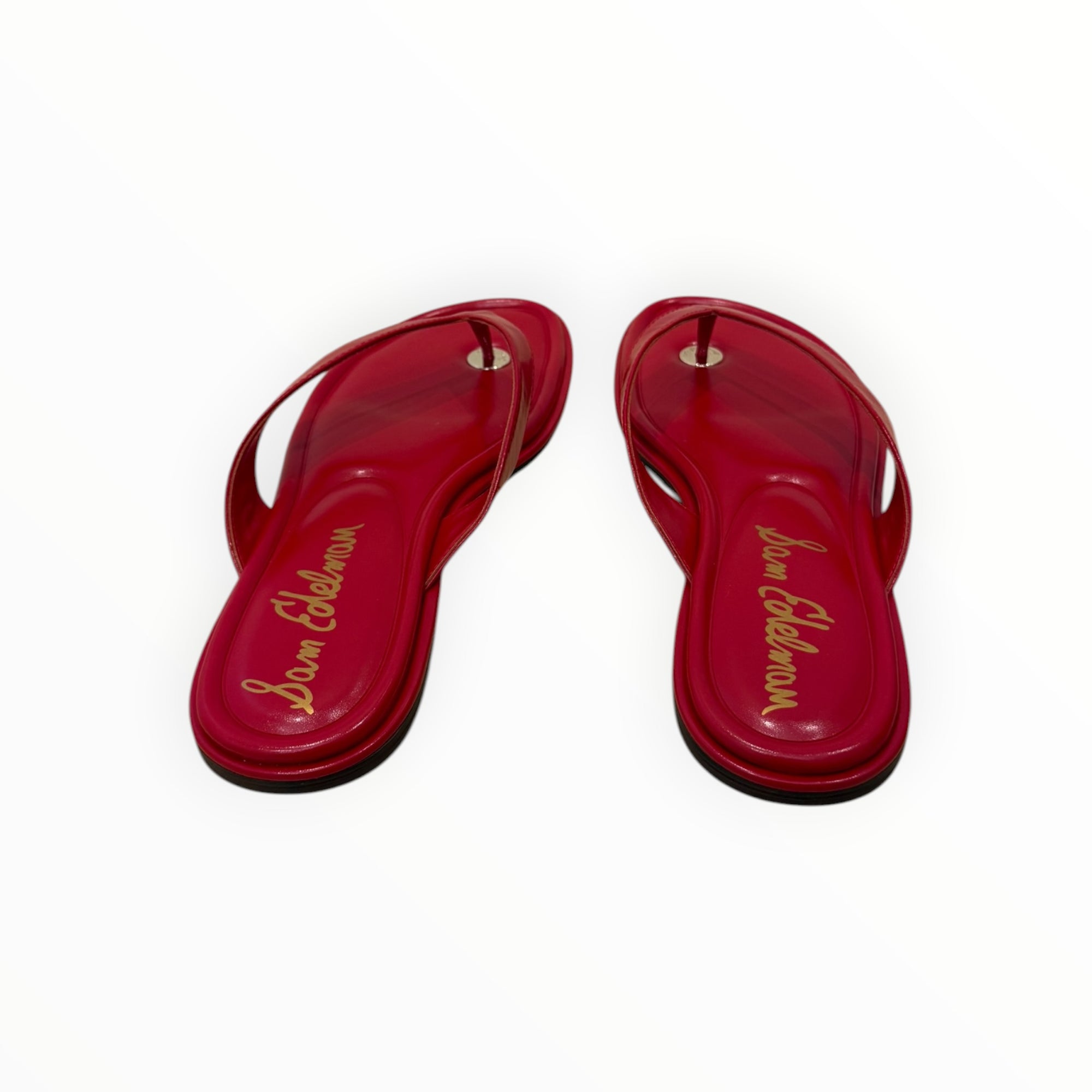 Sam Edelman Remi Leather Flip Flop - Red