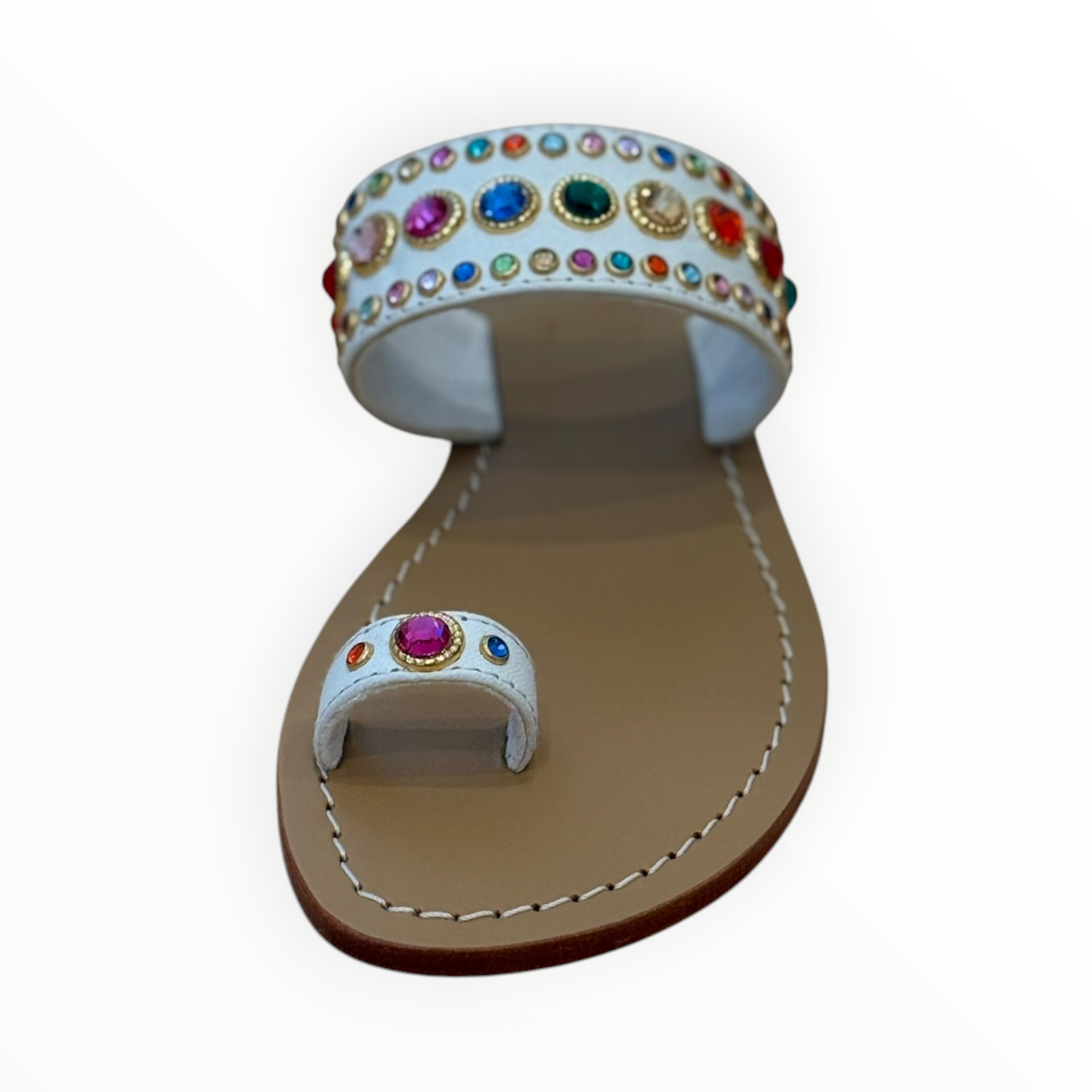 Mystique Sandals - White/Multi
