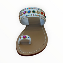 Mystique Sandals - White/Multi