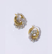 Pearl Octopuss.y Les Creoles Petites Earrings - Gold