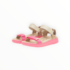WODEN Line Tricolor Sandal - Raspberry Multi