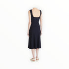 Vince Ribbed Sweetheart Tank Dress - Coastal Blue