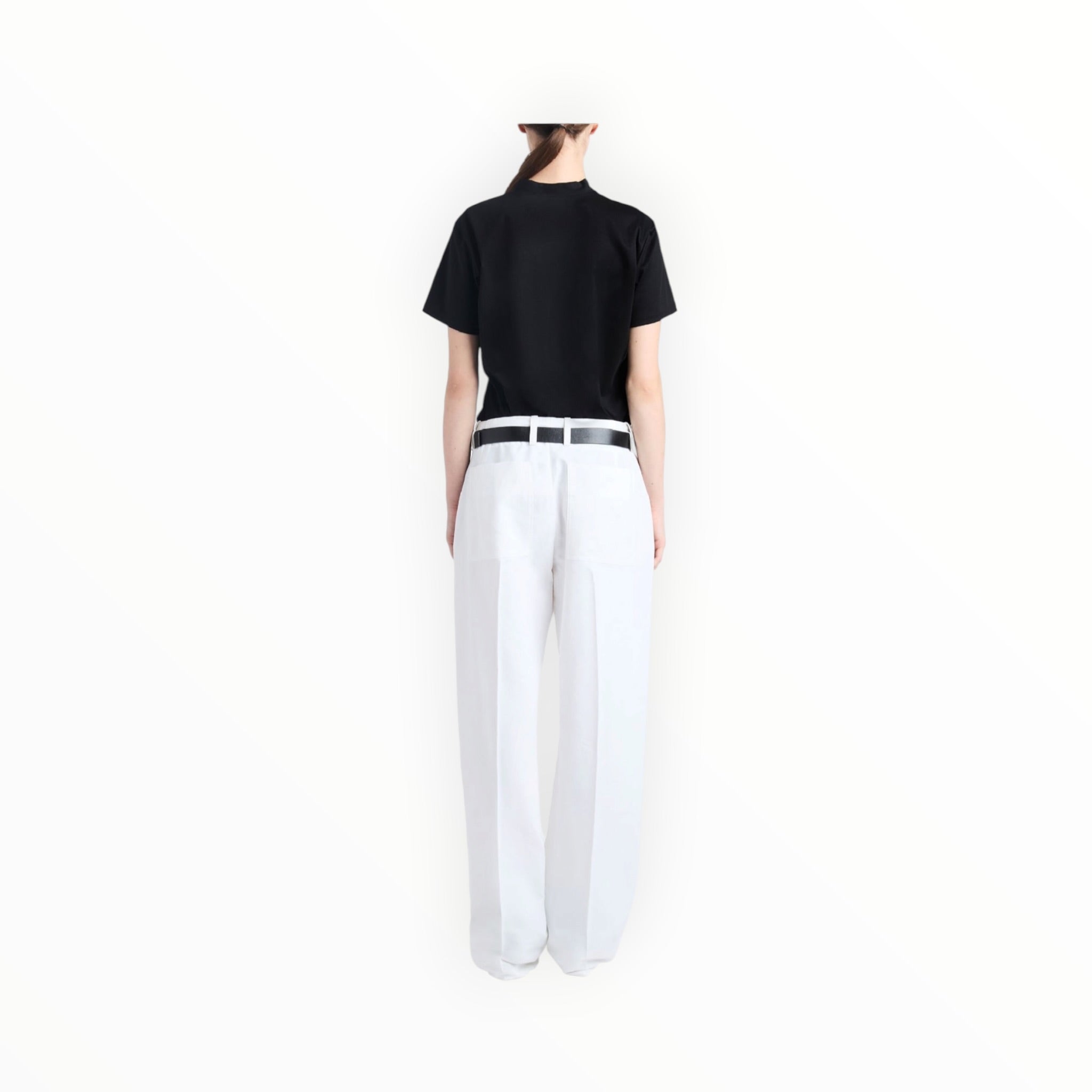 Proenza Schouler Joey Straight-Leg Trousers - White