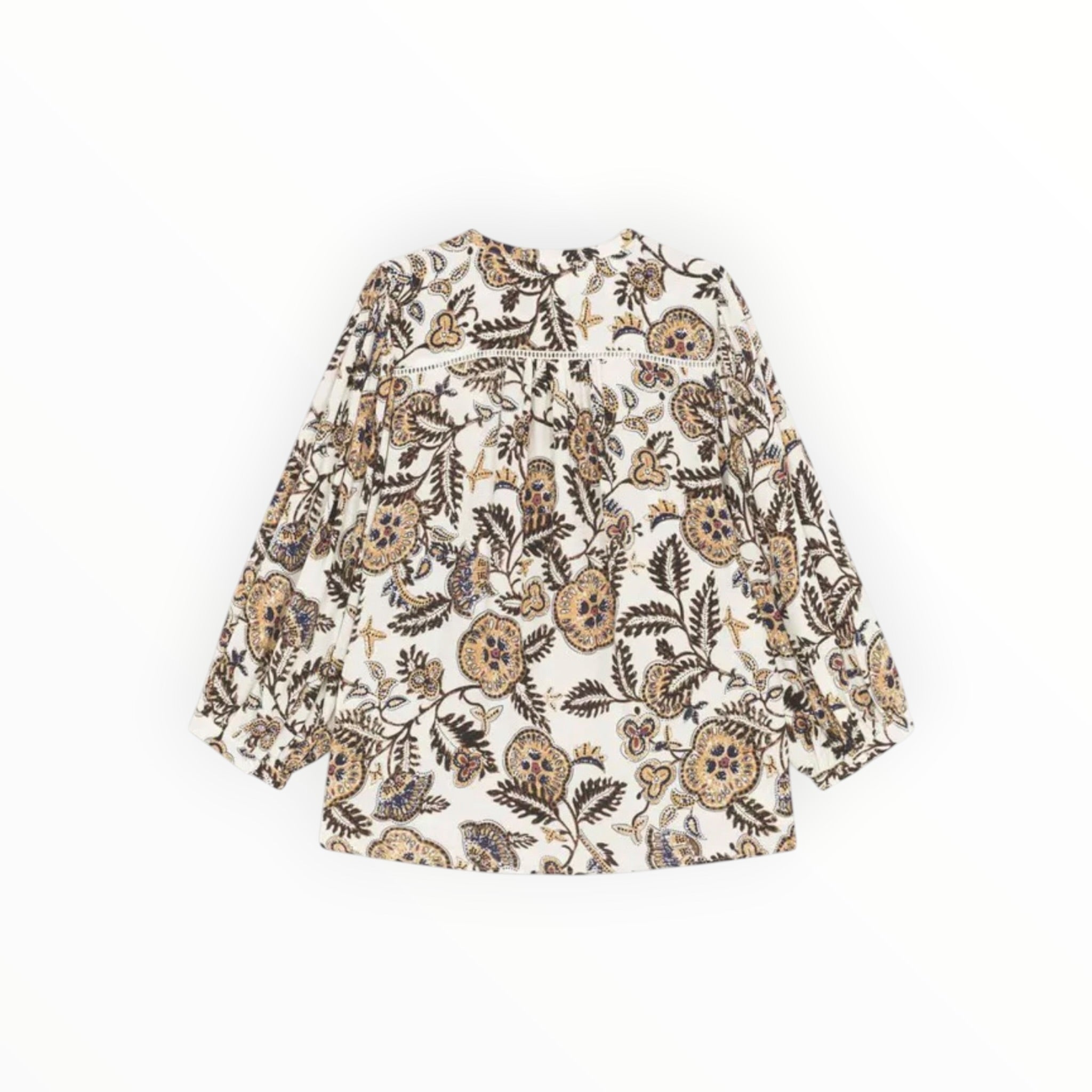 ba&sh Valska Shirt - Ecru Paisley