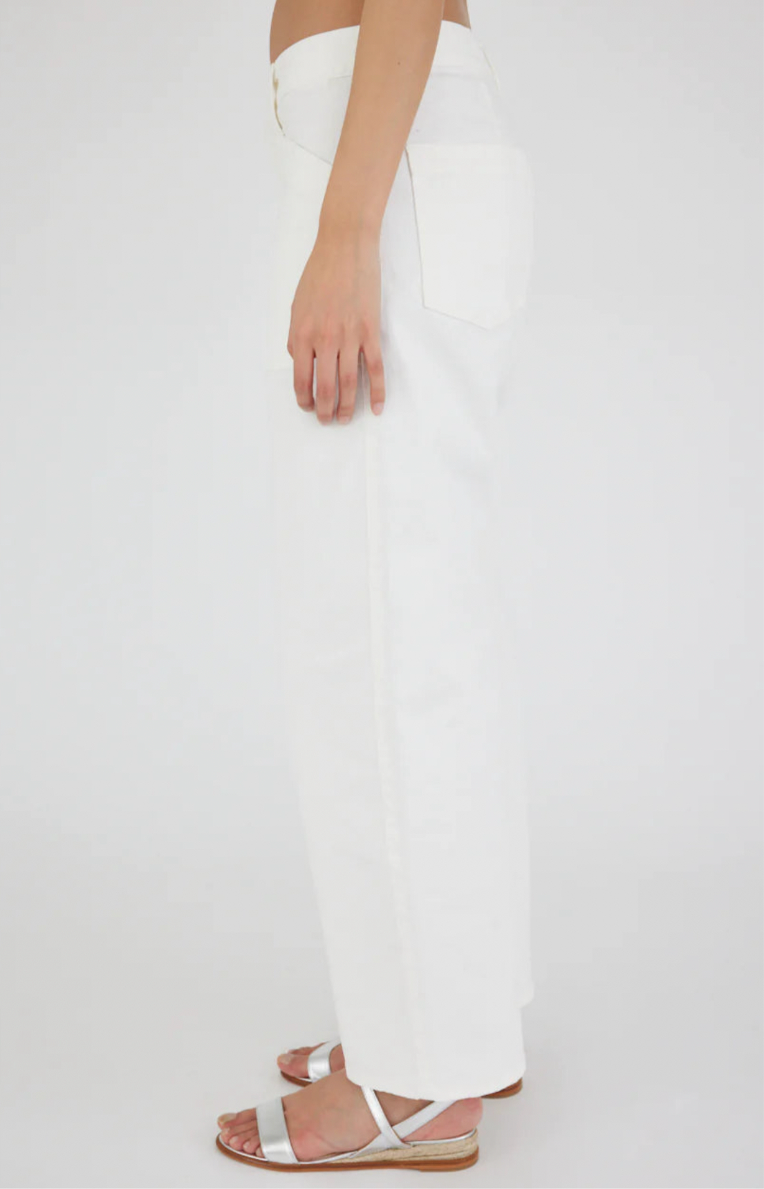 Moussy Vintage Rancho Gusset Cargo Pants - White