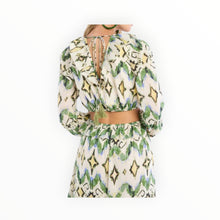 Allison New York Green Ikat Print Everly Maxi Dress