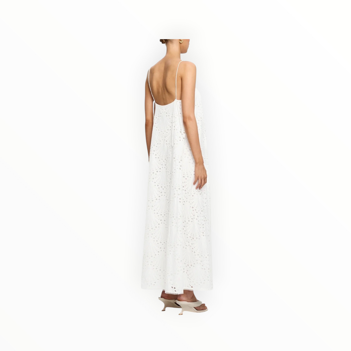 Kivari Elodie Midi Dress - Ivory