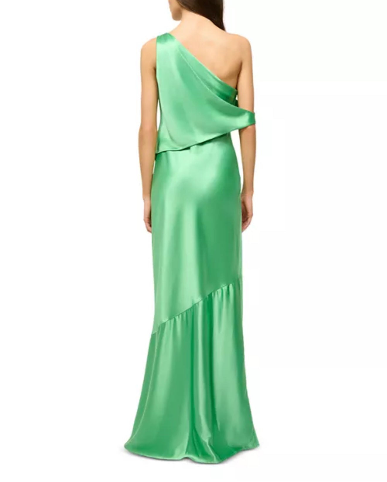 STAUD Naomi Asymmetrical Dress - Green