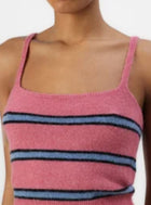 Samsøe Samsøe Sanoura Top - Wine Stripe