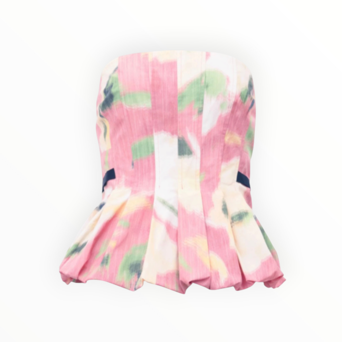 Tanya Taylor Farah Top - Punchy Pink Multi