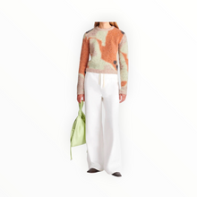 Nanushka Fanni Brushed-Alpaca Sweater - Smudged Graffiti