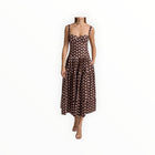 Cara Cara Santiago Midi Dress - Joelle Dot Brown