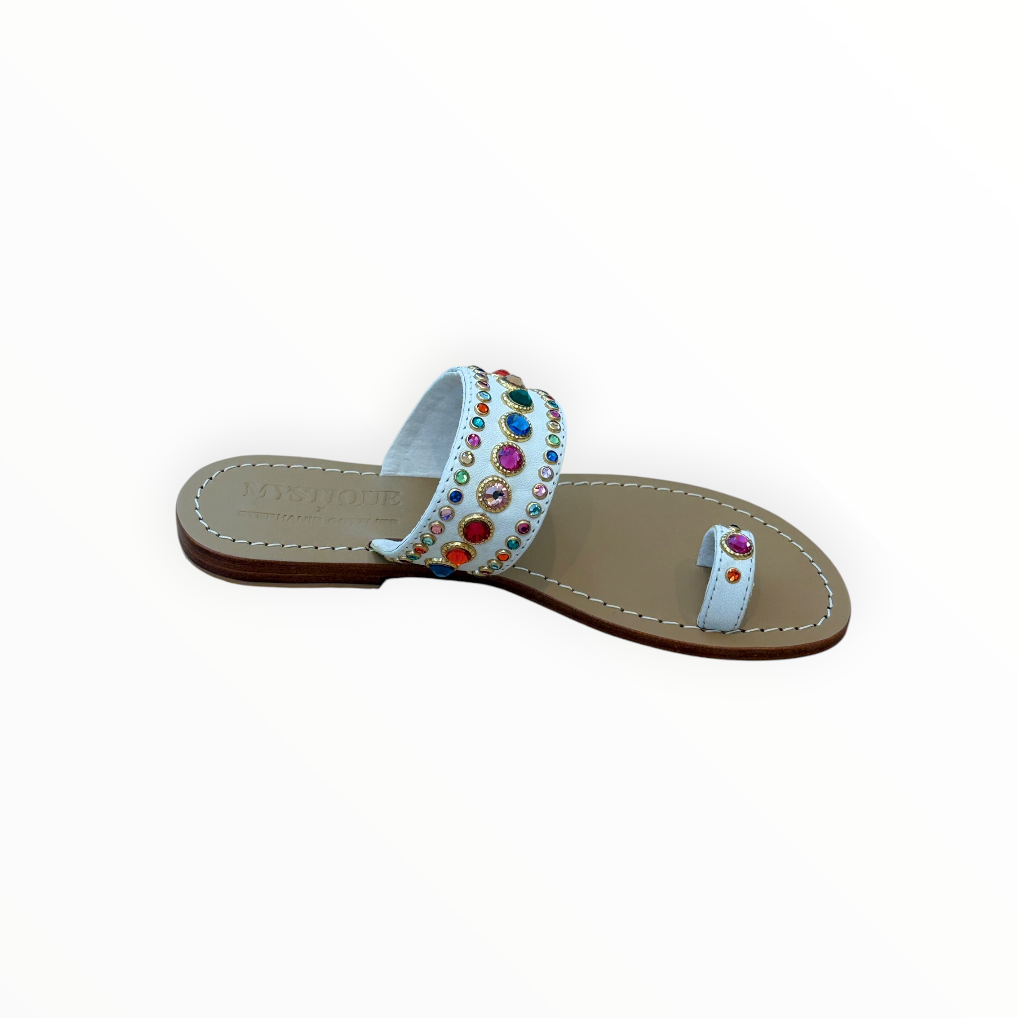 Mystique Sandals - White/Multi