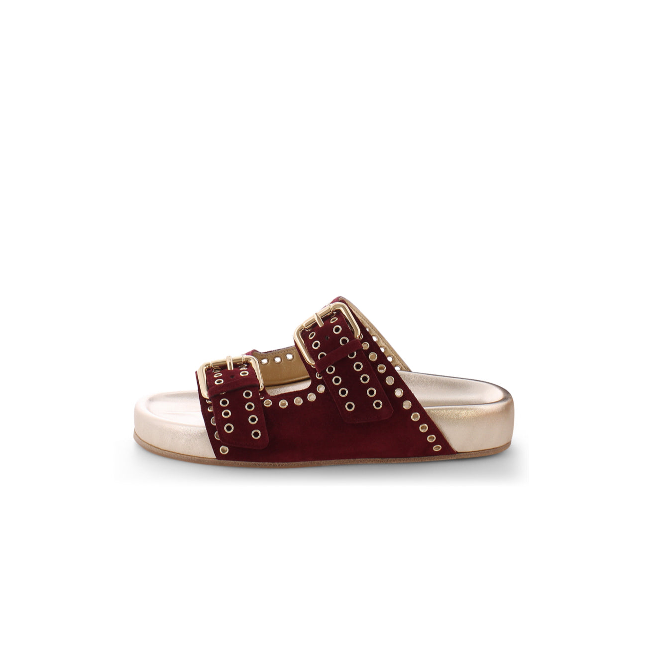 Kennel & Schmenger Platform Buckle Sandal - Bordeau