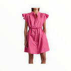 Hinson Wu Daisy Cap Sleeve Dress - Guava