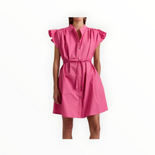 Hinson Wu Daisy Cap Sleeve Dress - Guava