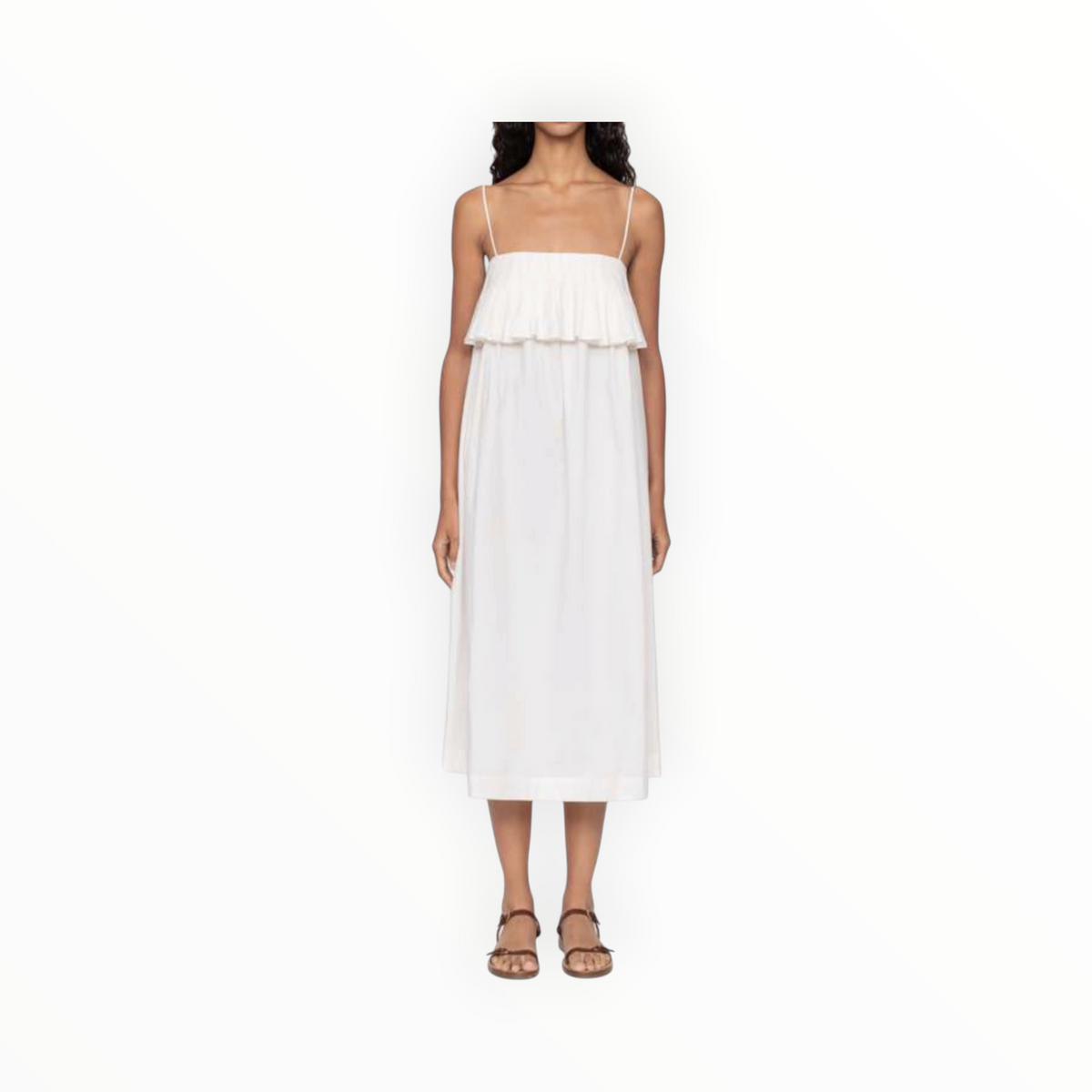 Sea New York Lois Twill Tank Dress - Cream