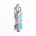 Shoshanna Macie Brushstroke Print Dress