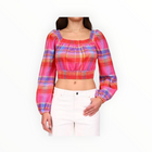 Sanctuary Madras Cropped Blouse