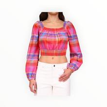 Sanctuary Madras Cropped Blouse