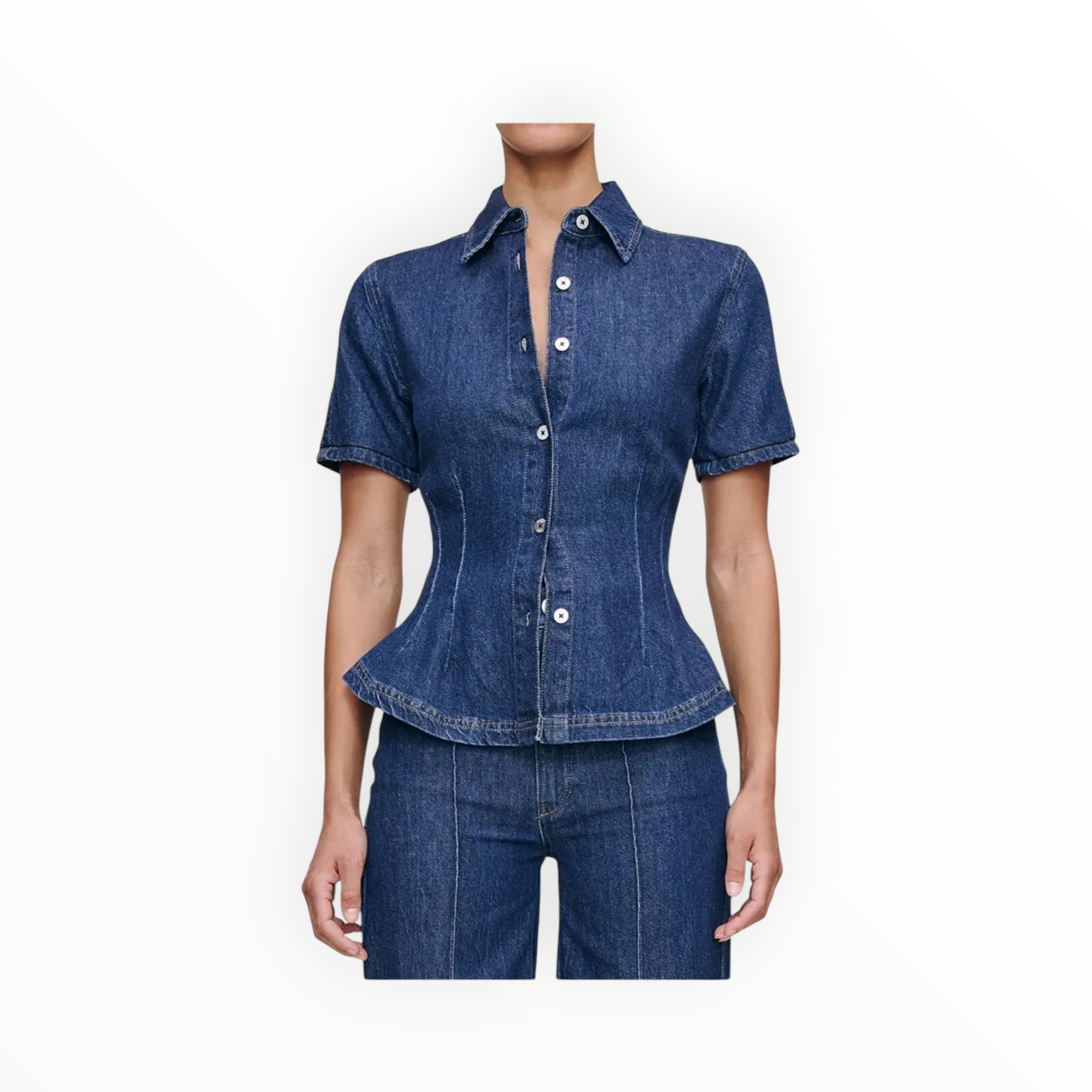 DL1961 Joice Shirt - Inkwell Aura