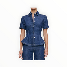 DL1961 Joice Shirt - Inkwell Aura