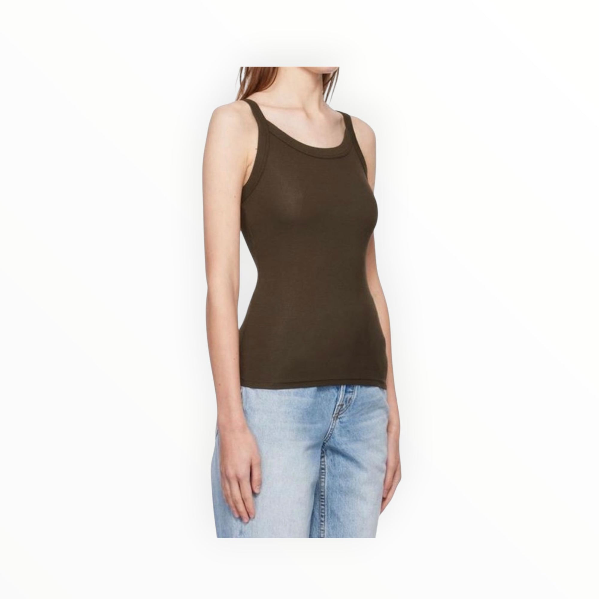 Cotton Citizen Verona Tank - Espresso