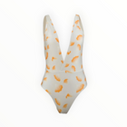 Sauipe Swim Jacky Deep Plunge One Piece Swimsuit - Ginkgo Ivory