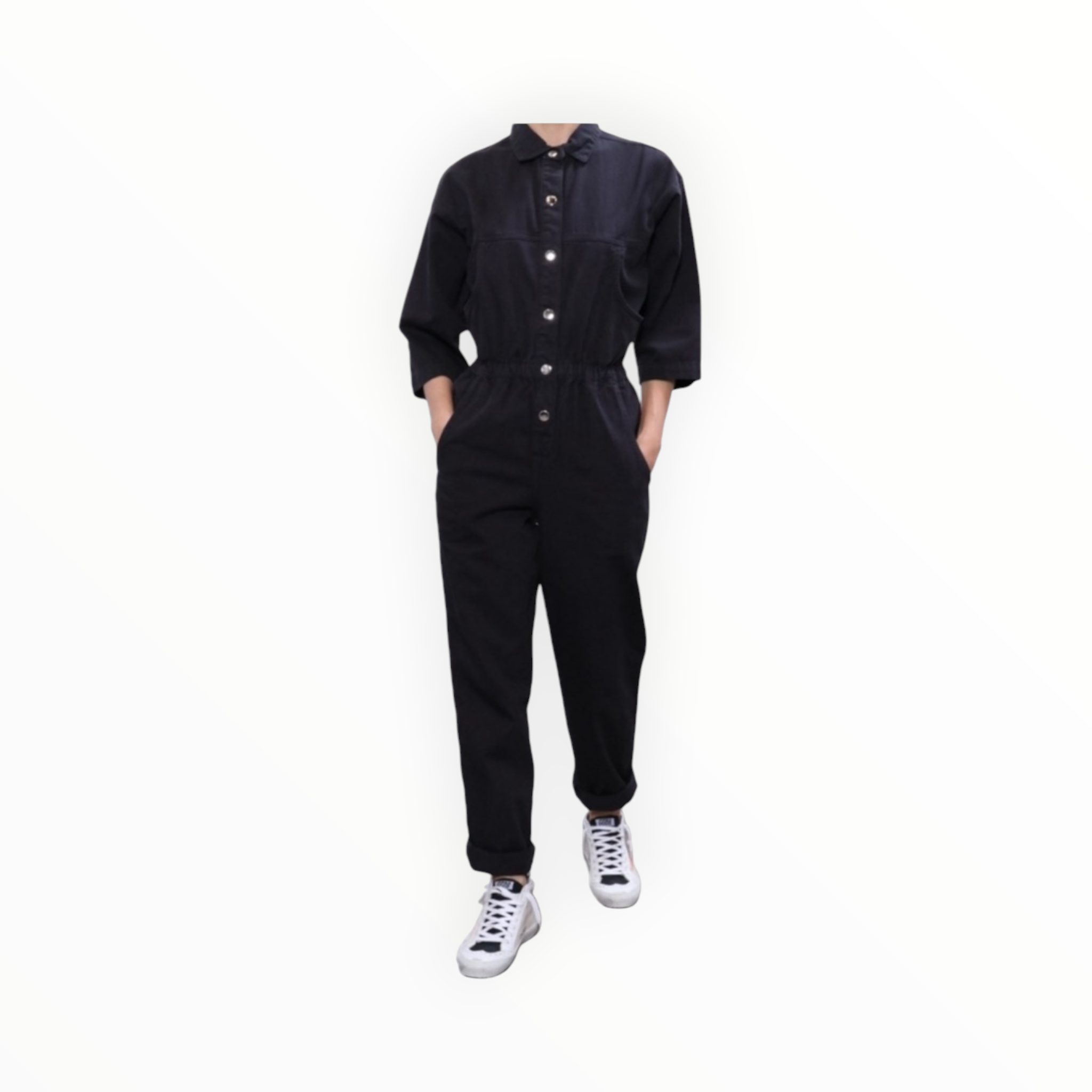 Overlover Montana Twill Jumpsuit - Cool Black