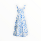 Favorite Daughter The Muse Dress - Blue/White Floral
