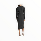 Nation Ltd Sandrine Midi Dress - Heather Charcoal