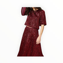Traffic People Crimson & Clover Top - Wine