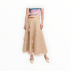 Dorothee Schumacher Sheer Volumes Skirt - Tan