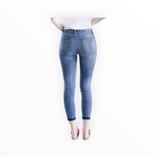 Frame Le High Skinny With Shadow Hem - Langstone