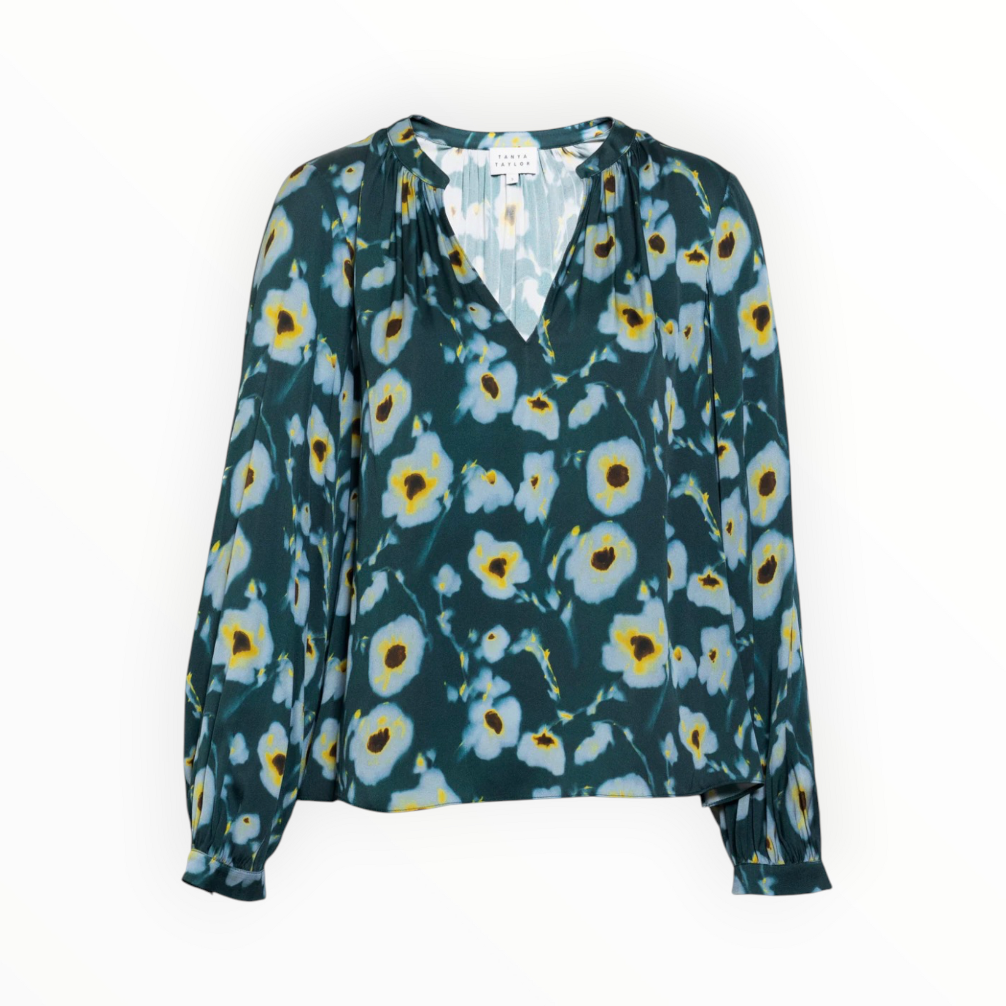 Tanya Taylor Sonia Top - Emerald Multi