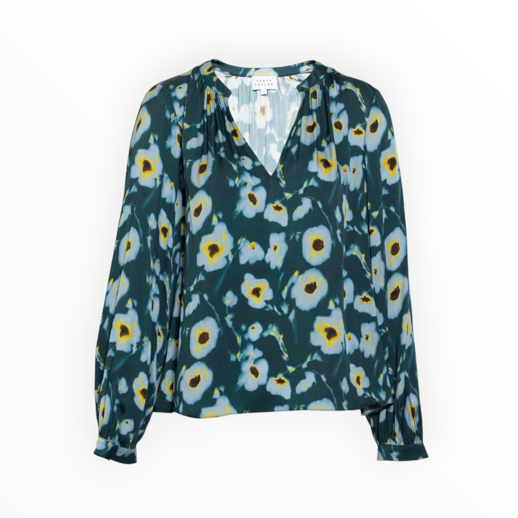 Tanya Taylor Sonia Top - Emerald Multi